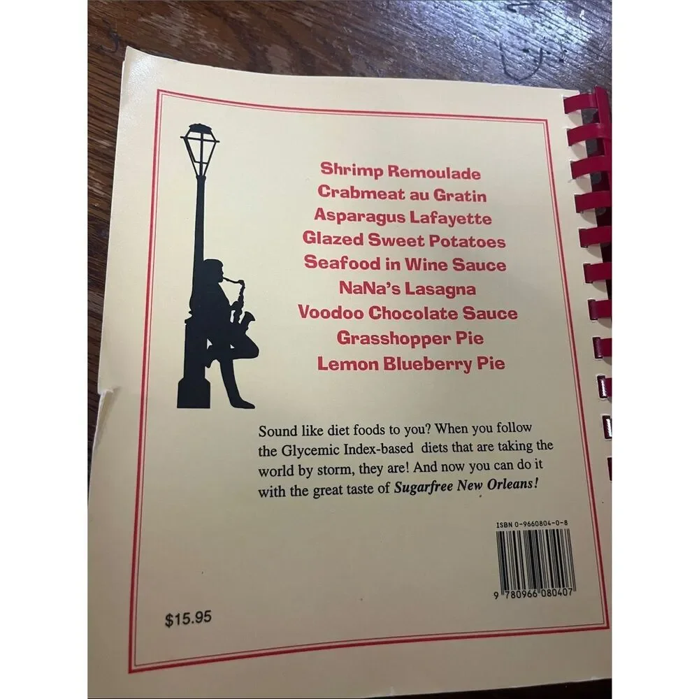 Sugar-free New Orleans cookbook